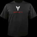 T-Shirt MT-07_1 Weiß/Rot